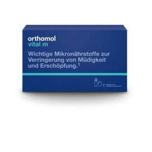 ORTHOMOL Vital M Trinkfläschchen/Kaps.Kombipack.