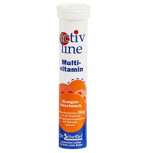 ACTIVLINE Multivitamin Orange Brausetabletten